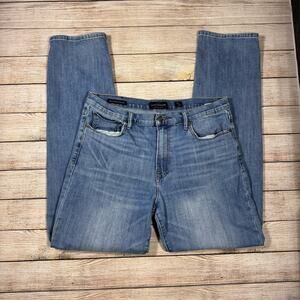 Lucky Brand 329 Classic Straight Fit Denim Blue Jeans Mens Size 36